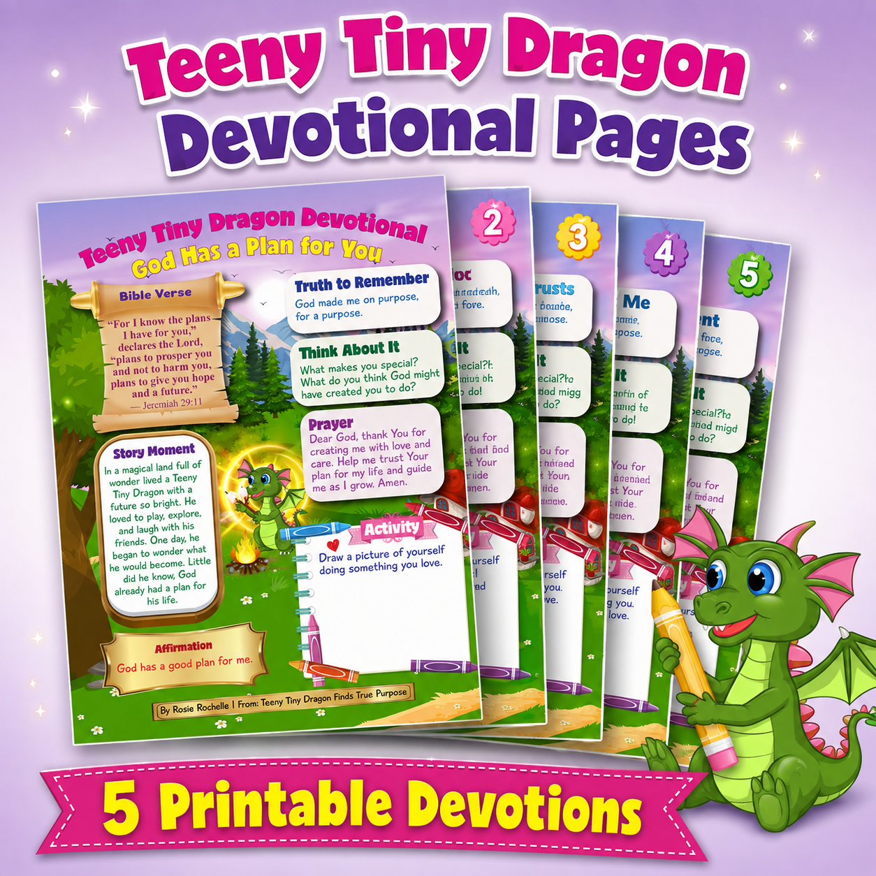 Teeny Tiny Dragon Devotional Pages