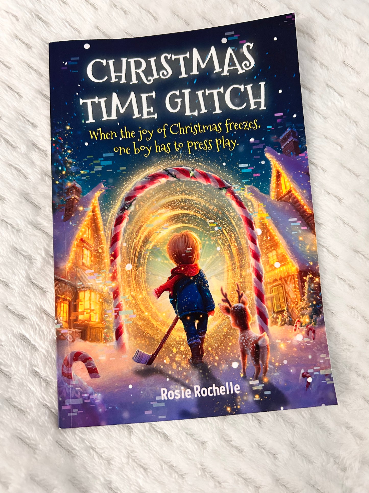 Christmas Time Glitch: When the joy of Christmas freezes, one boy has to press play.