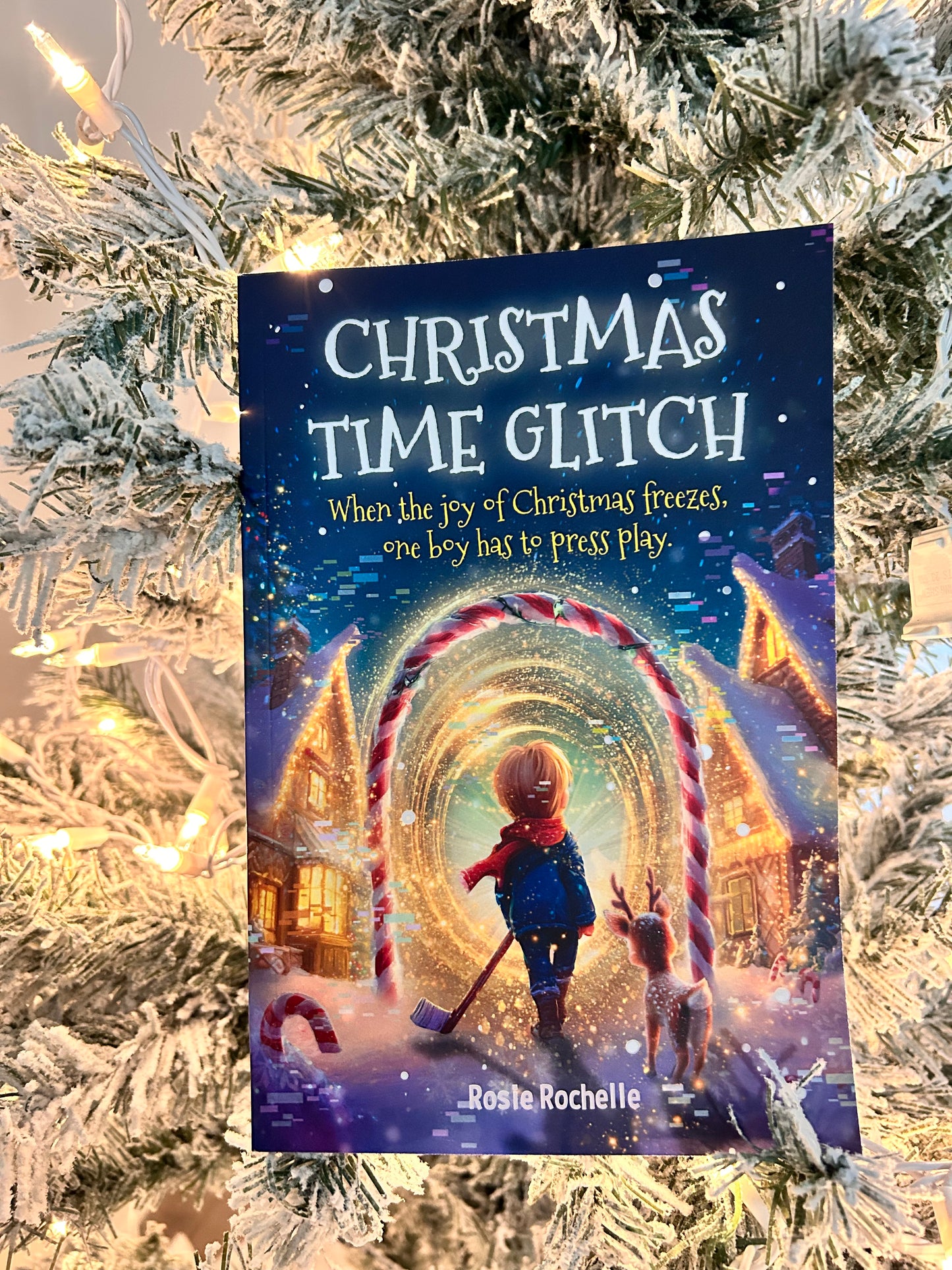 Christmas Time Glitch: When the joy of Christmas freezes, one boy has to press play.