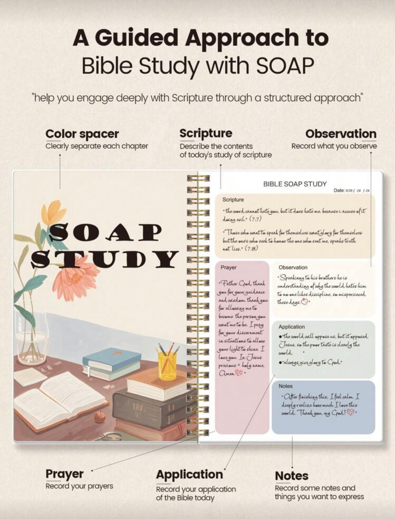 52-Week Bible Study & Prayer Journal