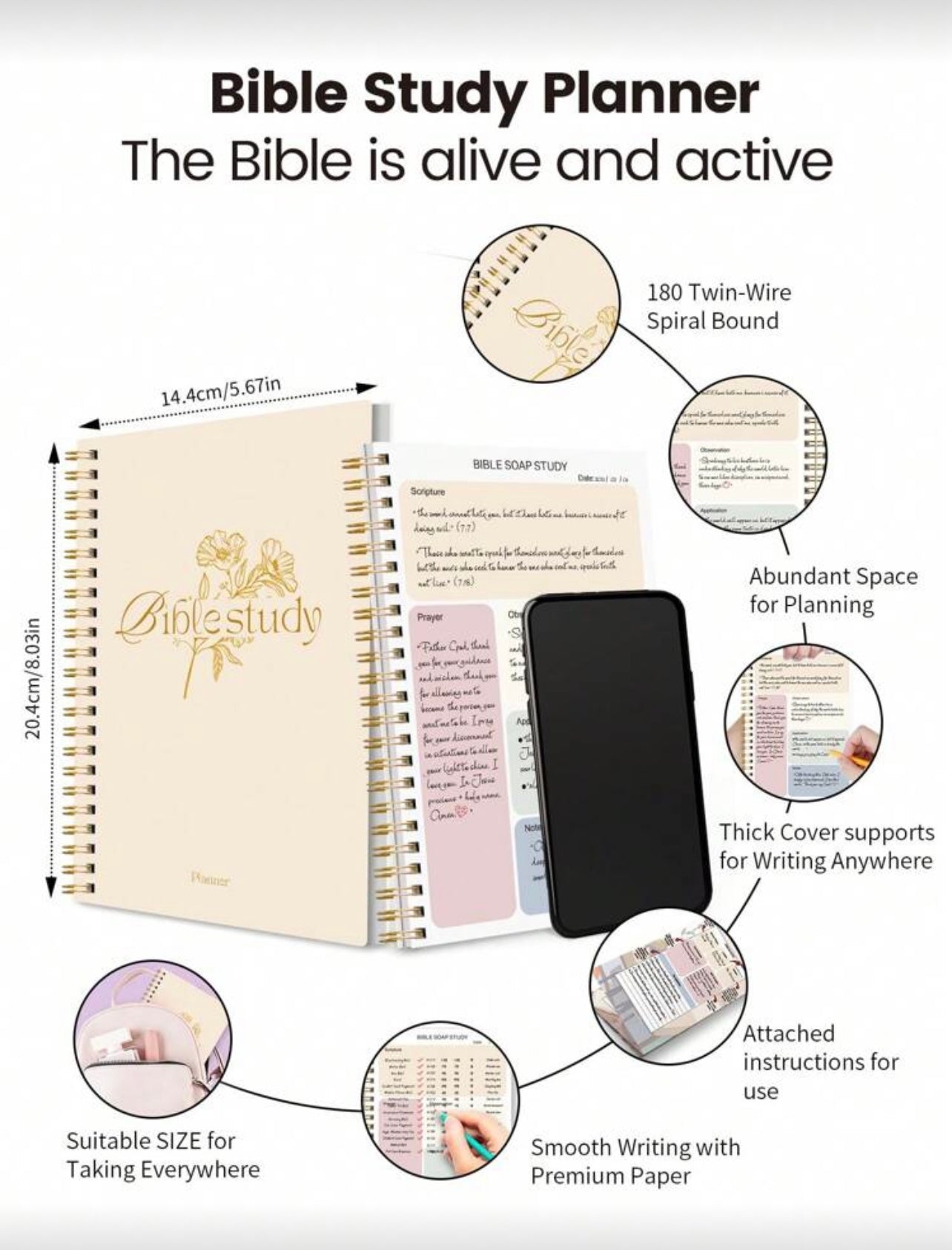 52-Week Bible Study & Prayer Journal